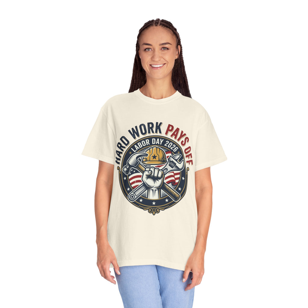 Labor Day 'Hard Work Pays Off' Graphic T-Shirt