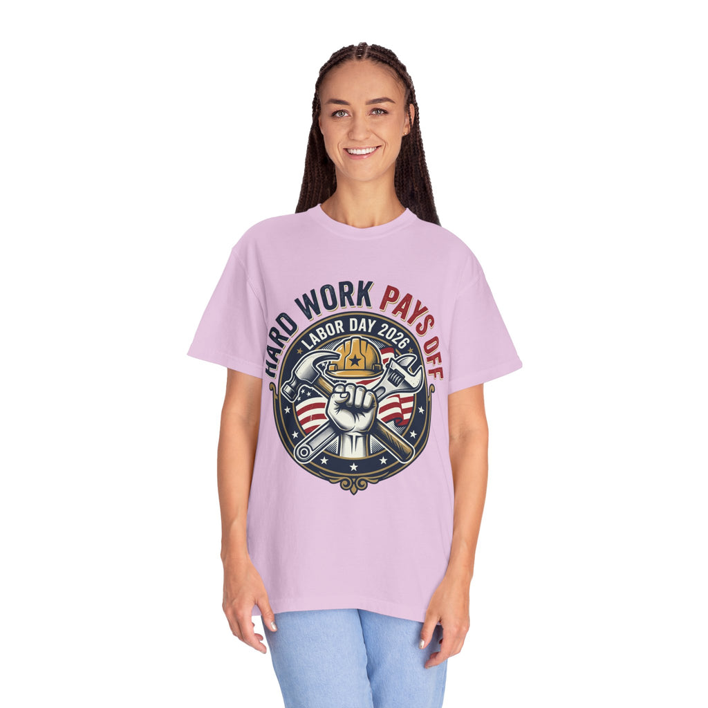 Labor Day 'Hard Work Pays Off' Graphic T-Shirt