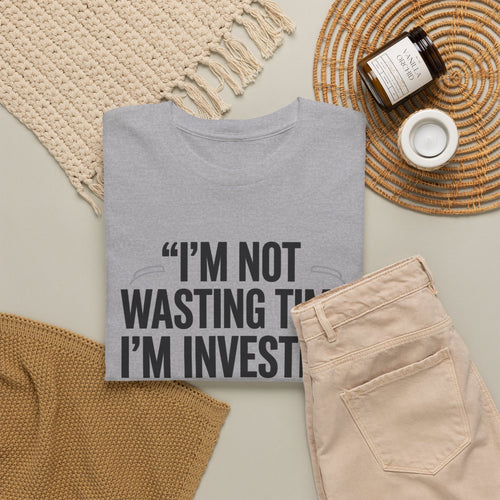 Gaming Tee - "I'm Not Wasting Time, I'm Investing In My Skills" Motivational Gamer T-Shirt
