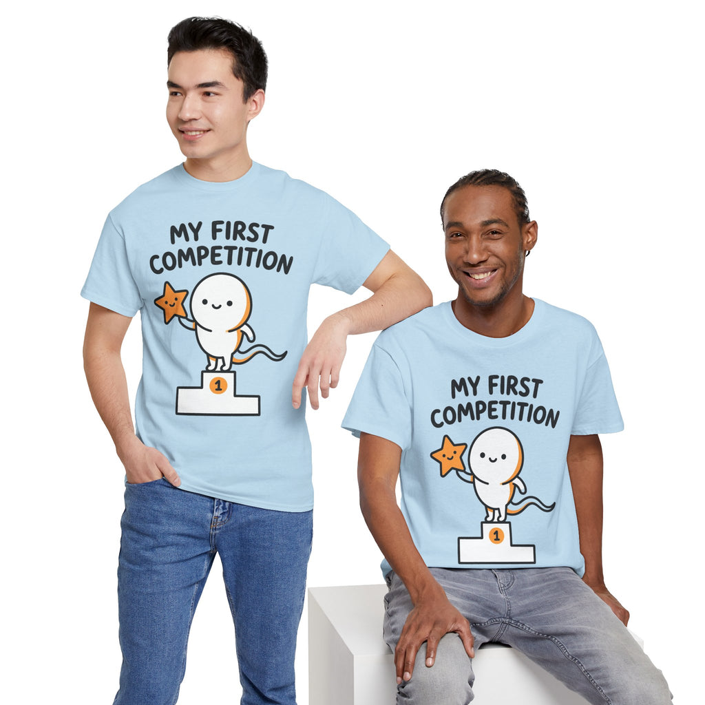 My First Competition Kids T‑Shirt – Cute Champ Podium Design