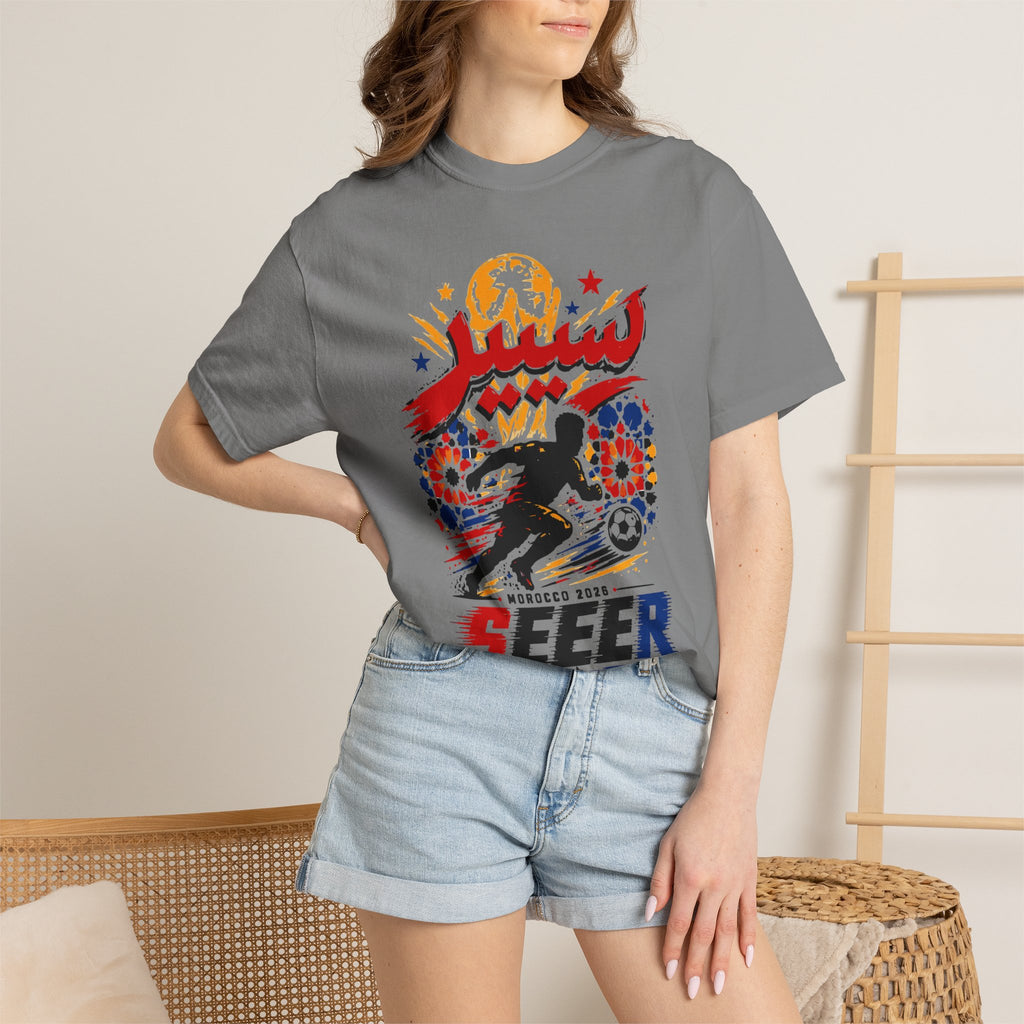 Seeer Soccer Vintage Graphic T-Shirt