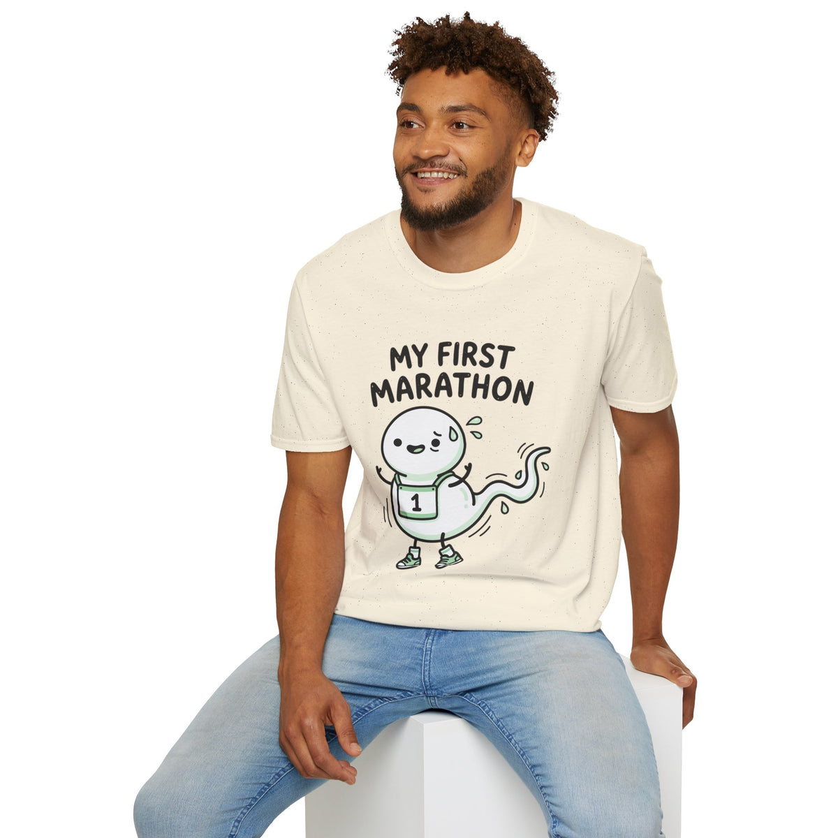 My First Marathon T-Shirt — Cute Beginner Runner Tee