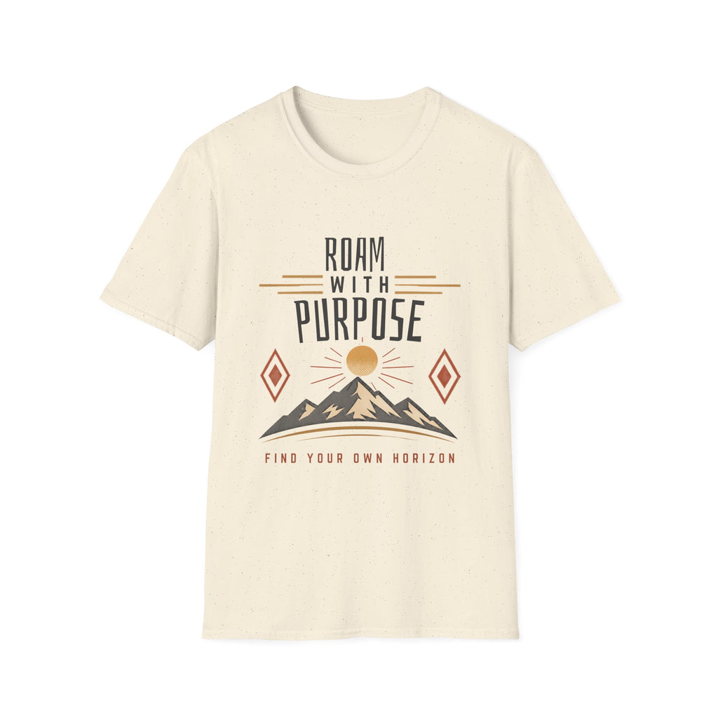 Roam With Purpose T-Shirt — Adventure Mountain Graphic Tee