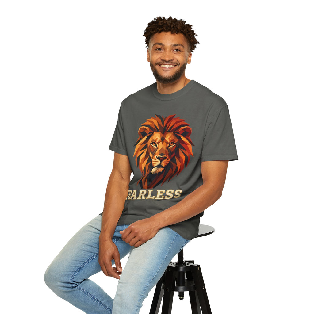 Fearless Lion T-Shirt — Bold Graphic Tee with Lion Head