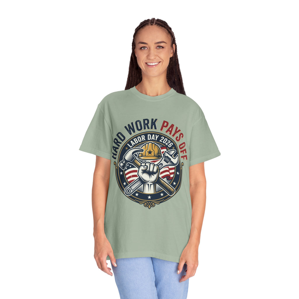 Labor Day 'Hard Work Pays Off' Graphic T-Shirt