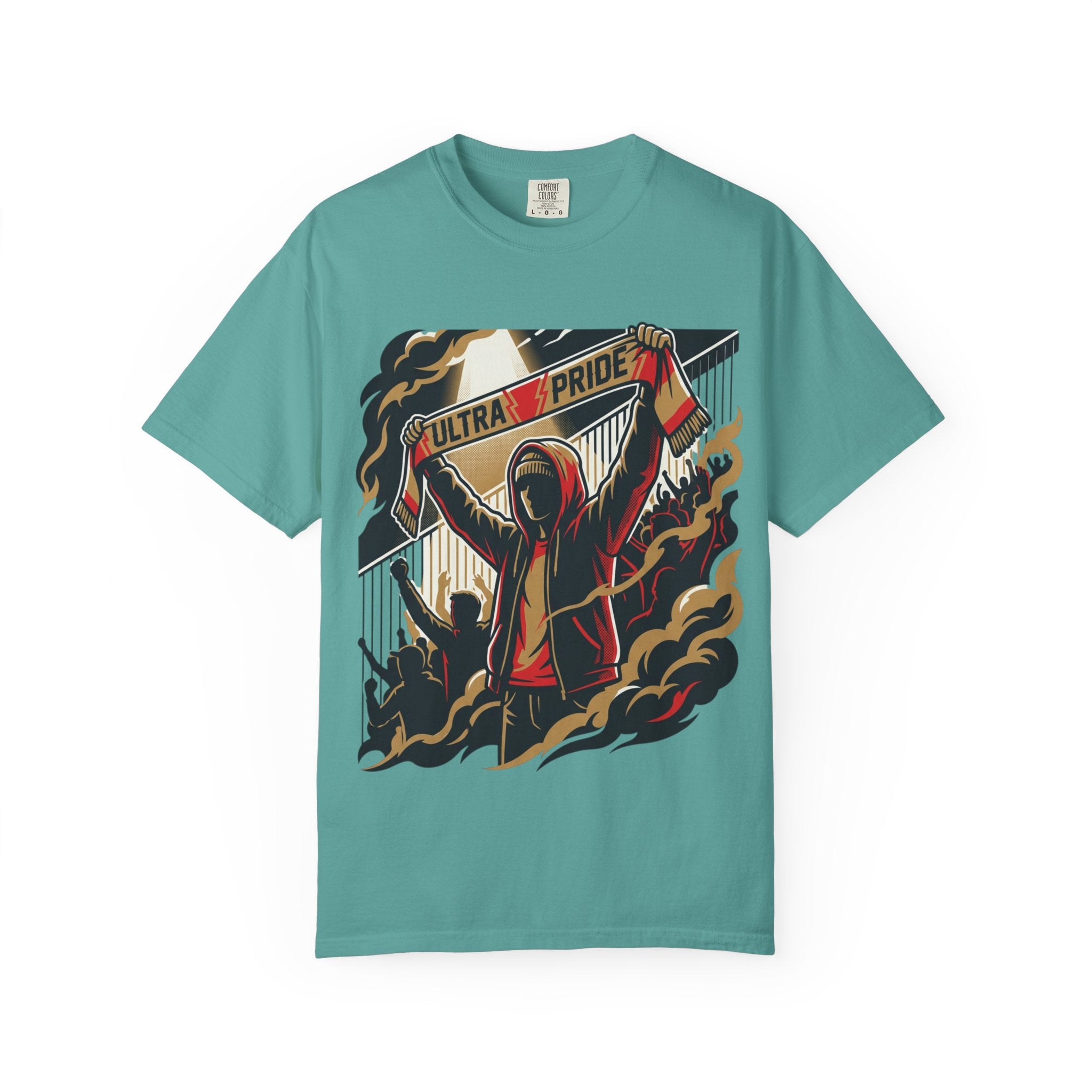 Ultra Pride T-Shirt — Football Ultras Fan Tee with Hooded Supporter Design