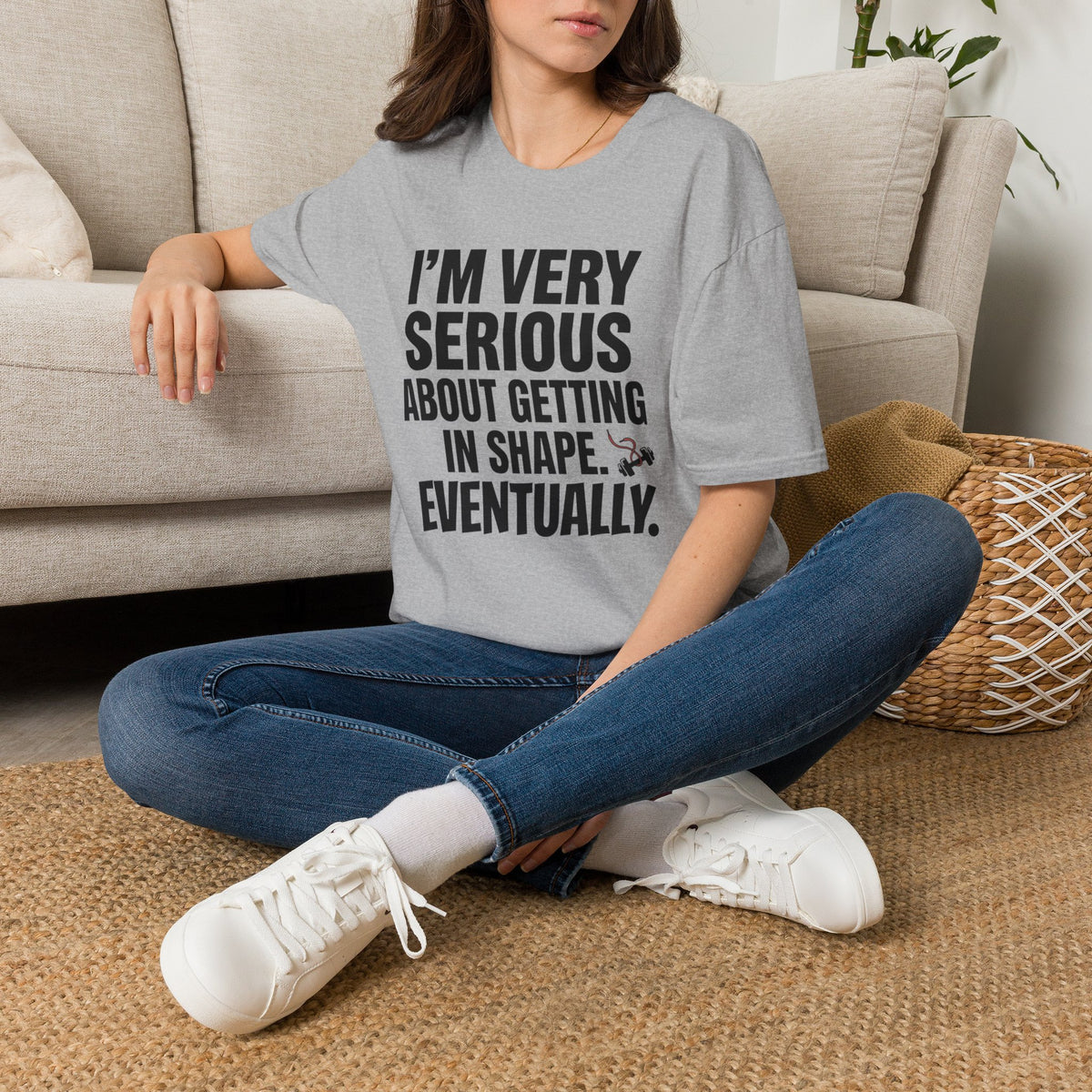 Funny "I'm Very Serious About Getting In Shape…Eventually" T‑Shirt