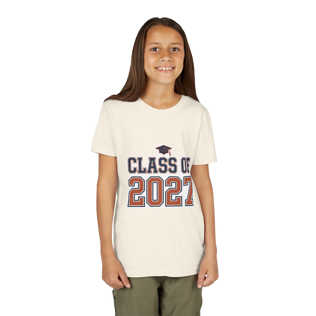Class of 2027 Graduation Cap Kids Tee
