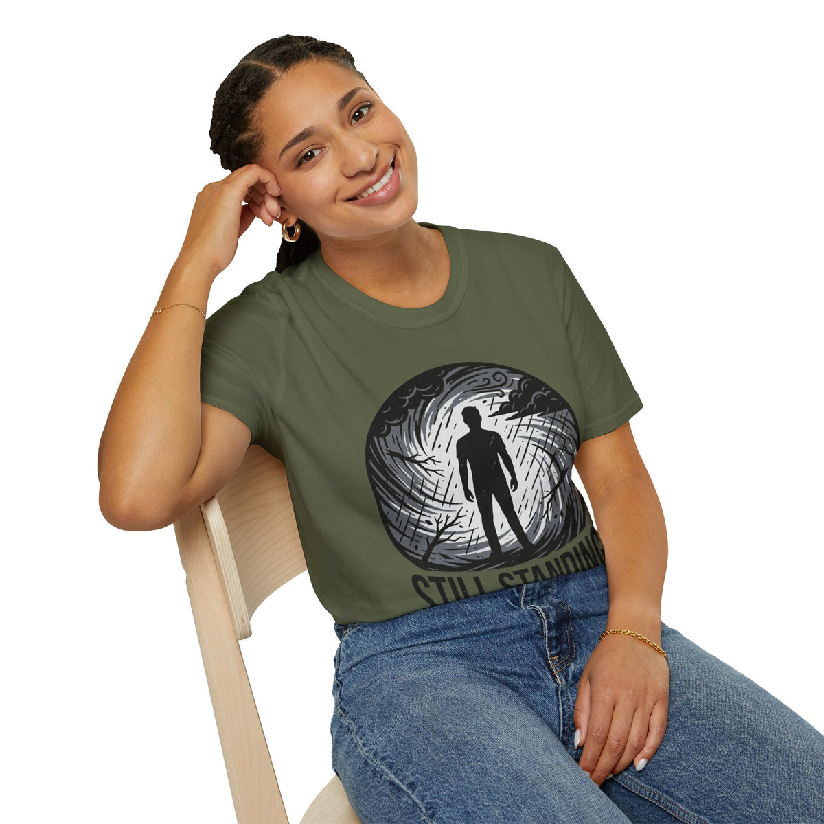 Still Standing T-Shirt — Inspirational Resilience Graphic Tee