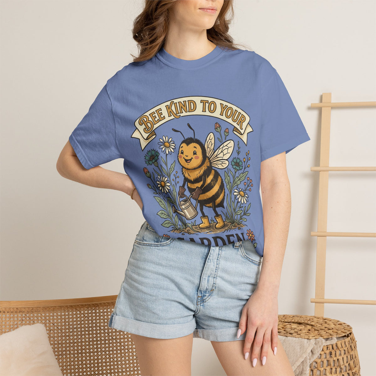 'Bee Kind to Your Garden' Cute Bee Gardening T-Shirt