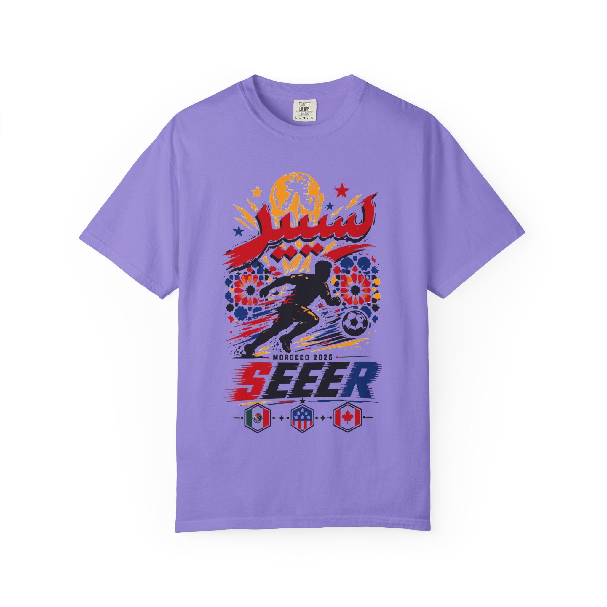 Seeer Soccer Vintage Graphic T-Shirt
