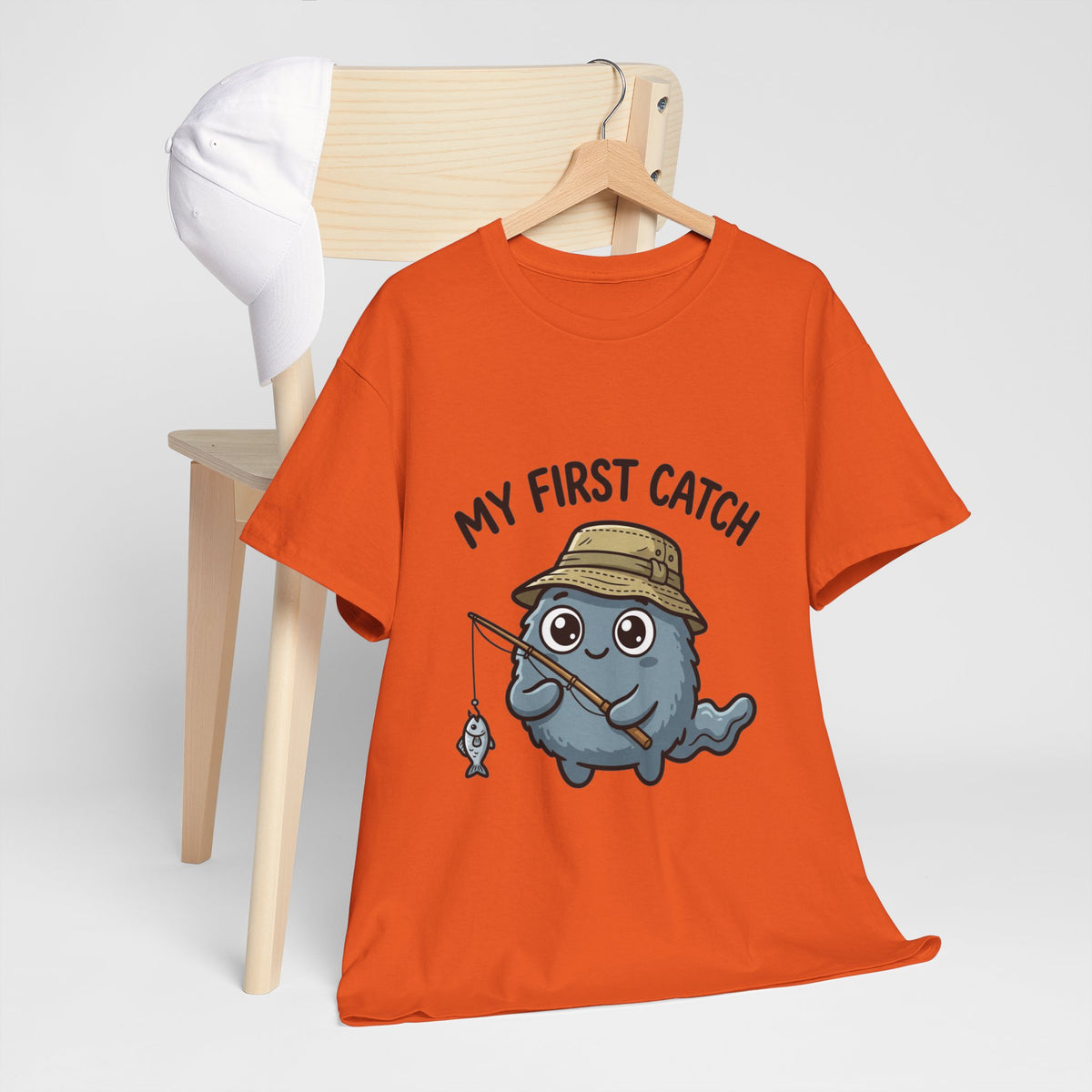 T-Shirt — "My First Catch" Cute Baby Narwhal Fishing Tee