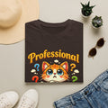 T-Shirt — "Professional Overthinker" Cute Cat Graphic