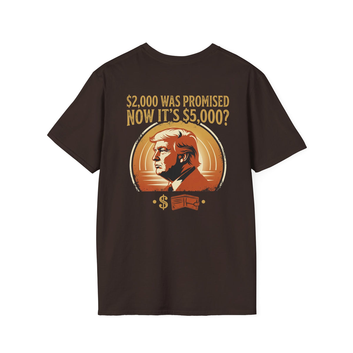Trump 2,000 to 5,000 Retro Portrait T-Shirt