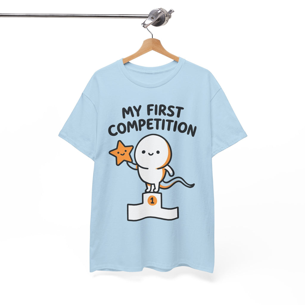 My First Competition Kids T‑Shirt – Cute Champ Podium Design
