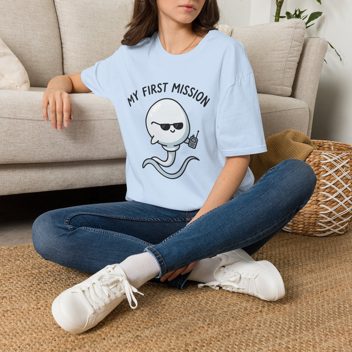 My First Mission Ghost T-Shirt — Cute Spooky Halloween Tee