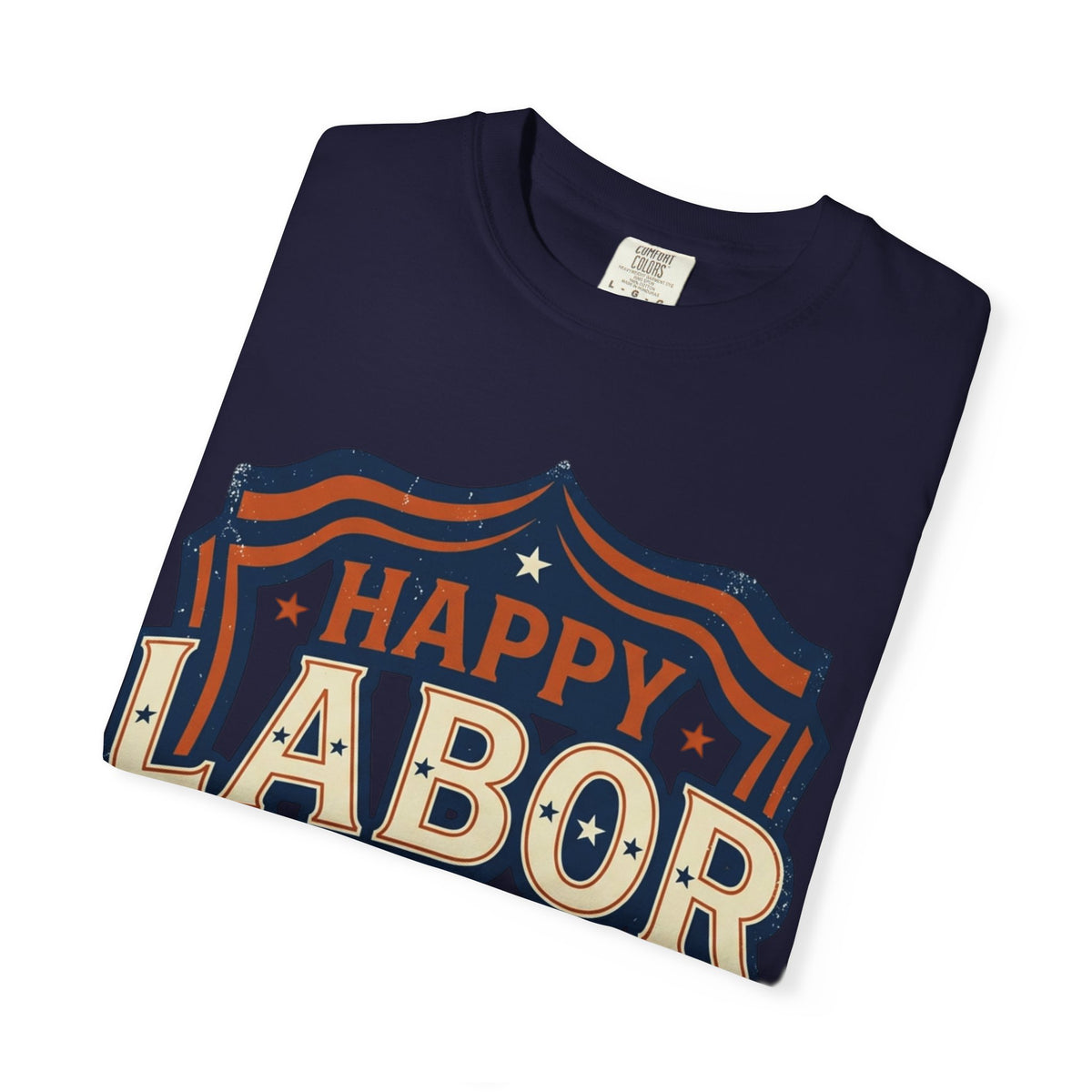 Happy Labor Day 'Celebrate & Honor' Shield Graphic T-Shirt
