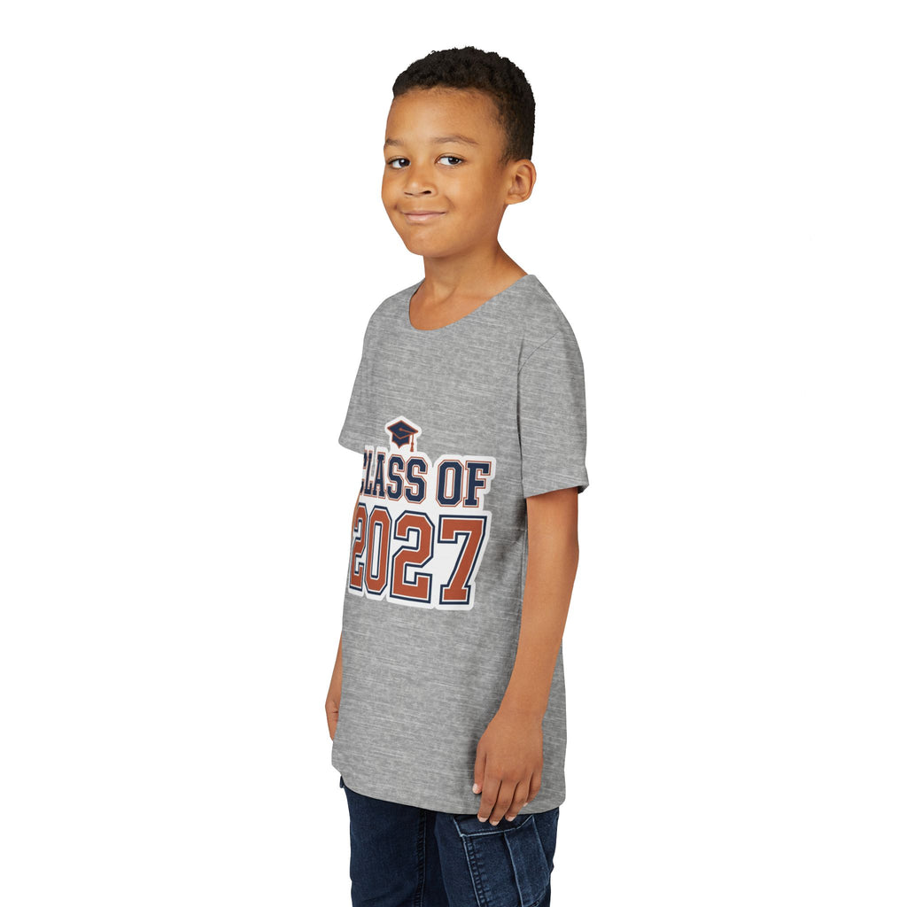 Class of 2027 Graduation Cap Kids Tee