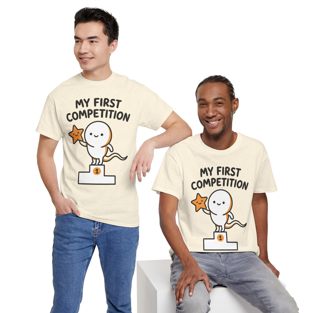 My First Competition Kids T‑Shirt – Cute Champ Podium Design