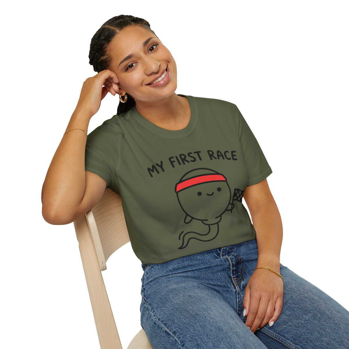 My First Race T‑Shirt — Cute Baby First Race Bodysuit Gift