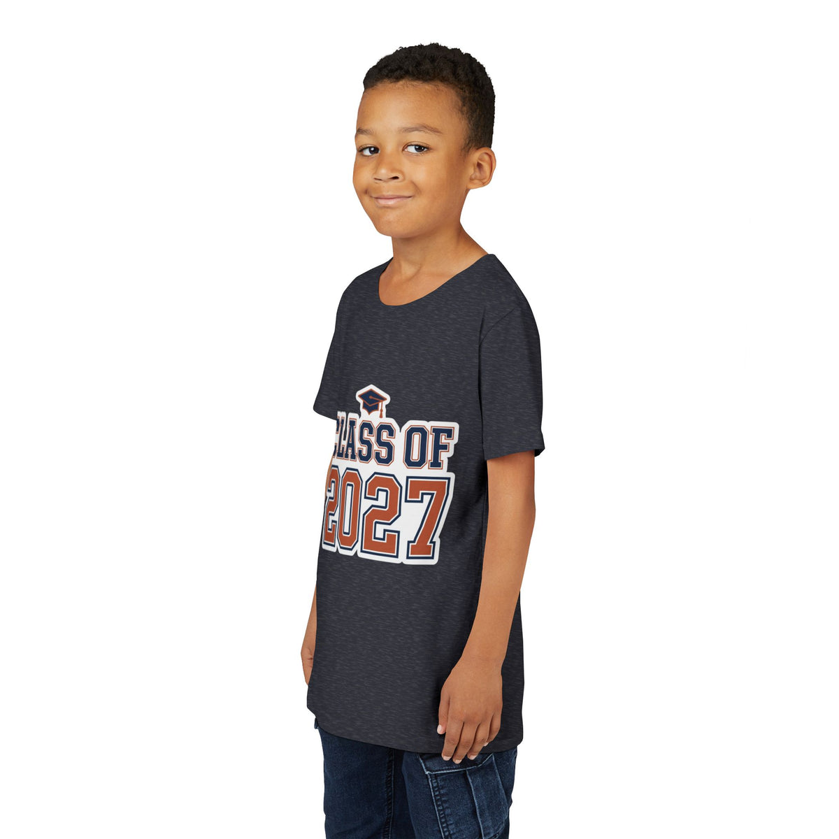 Class of 2027 Graduation Cap Kids Tee