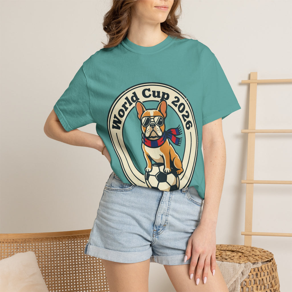 World Cup 2026 French Bulldog Soccer T-Shirt