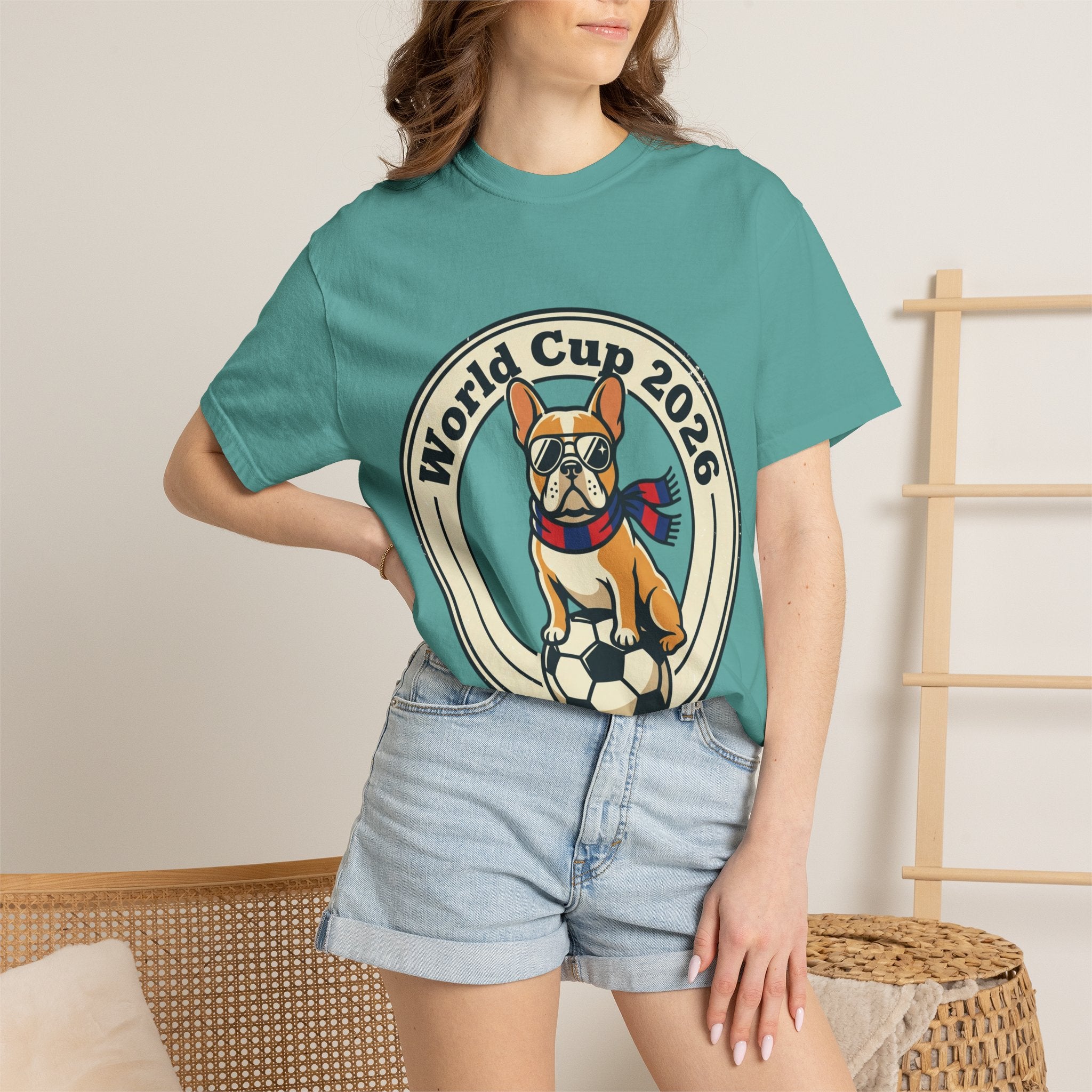World Cup 2026 French Bulldog Soccer T-Shirt