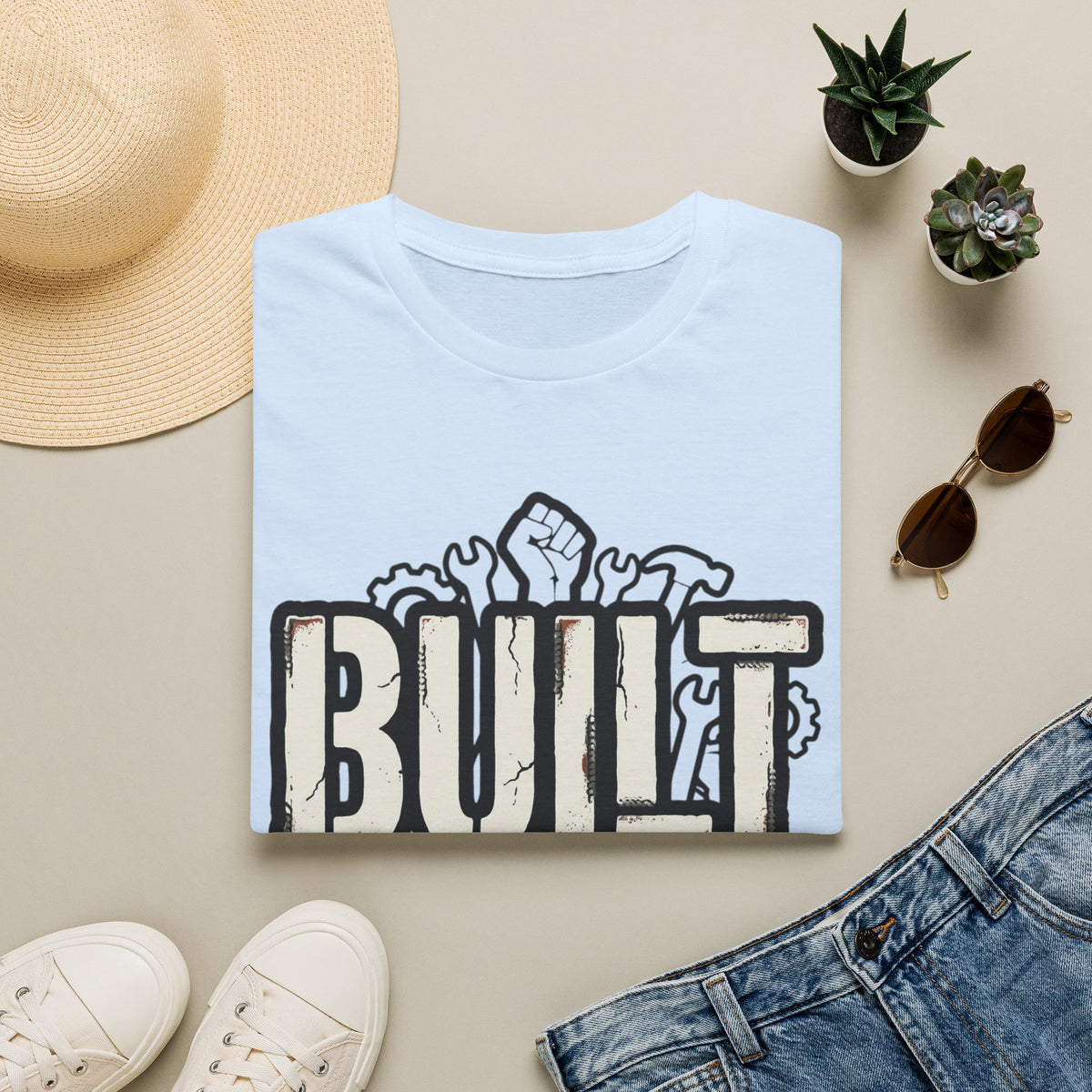 Built Graphic T-Shirt — Mechanic & Maker Workshop Tee