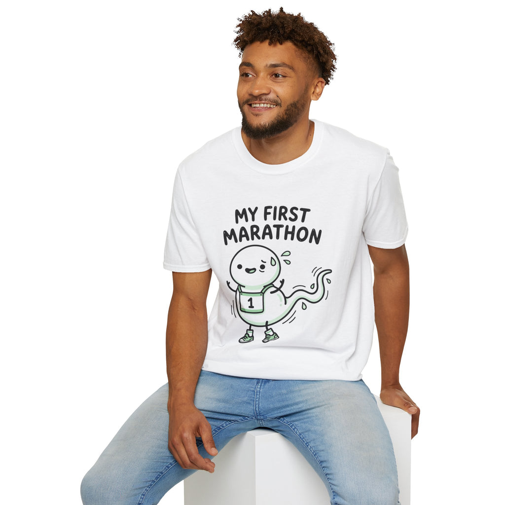 My First Marathon T-Shirt — Cute Beginner Runner Tee