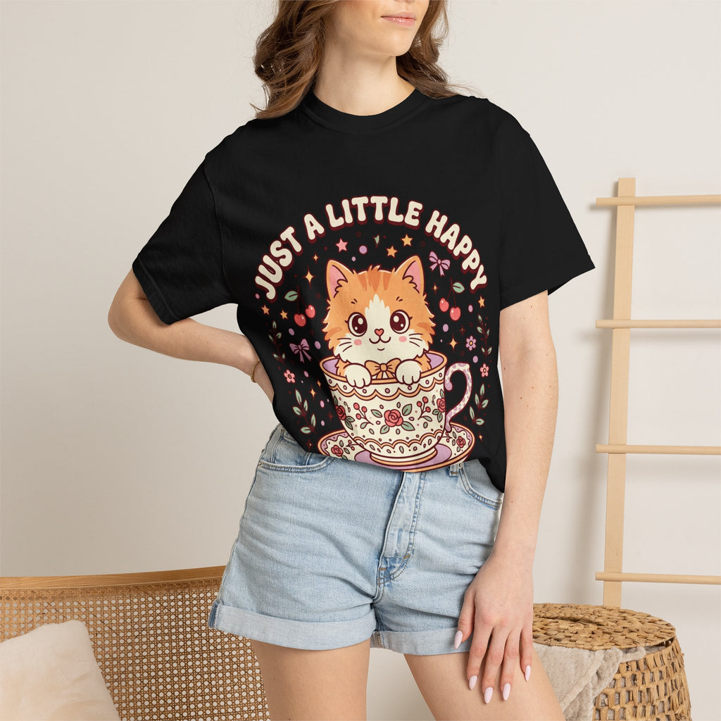 Just a Little Happy Kitty Tee