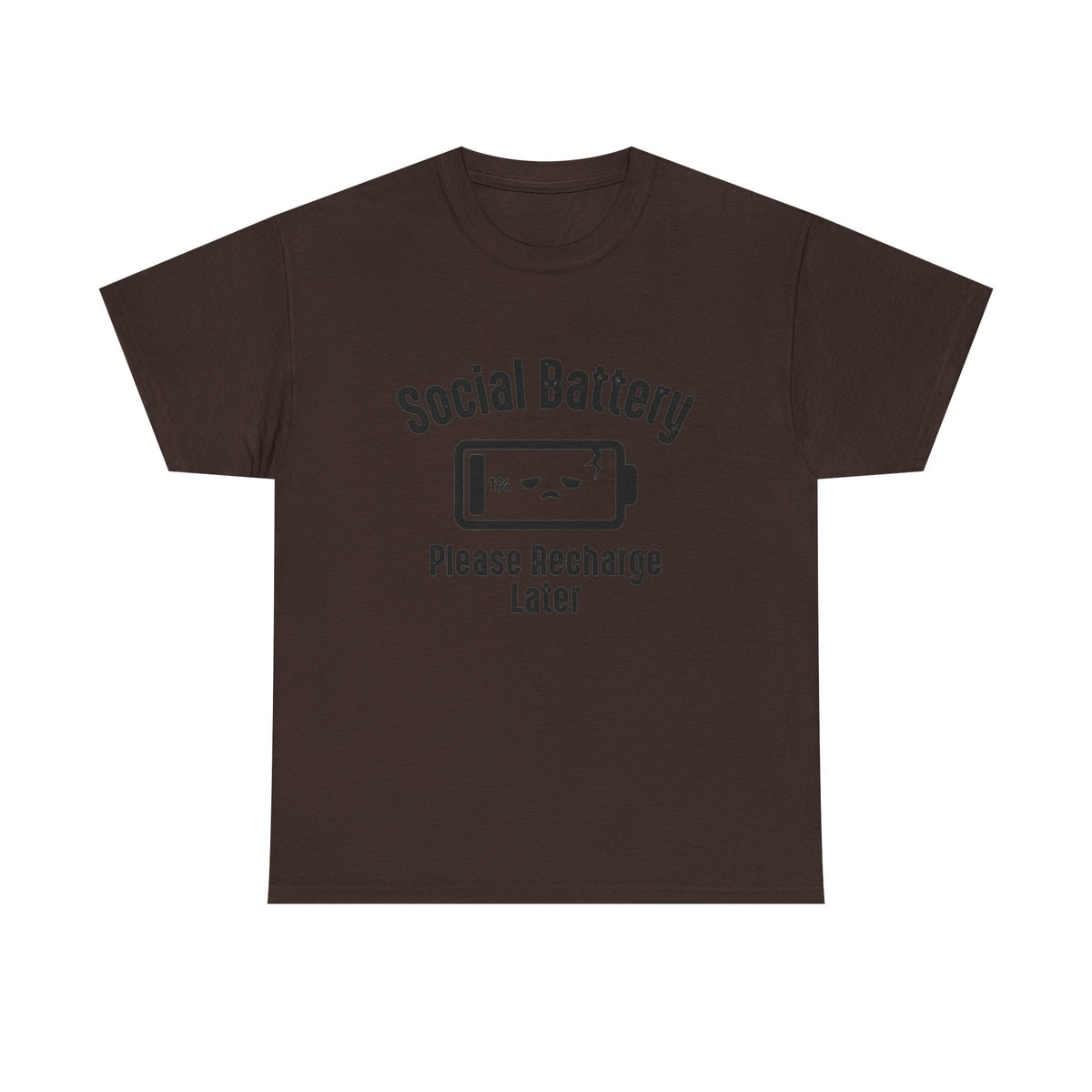 Social Battery Funny Introvert Tee