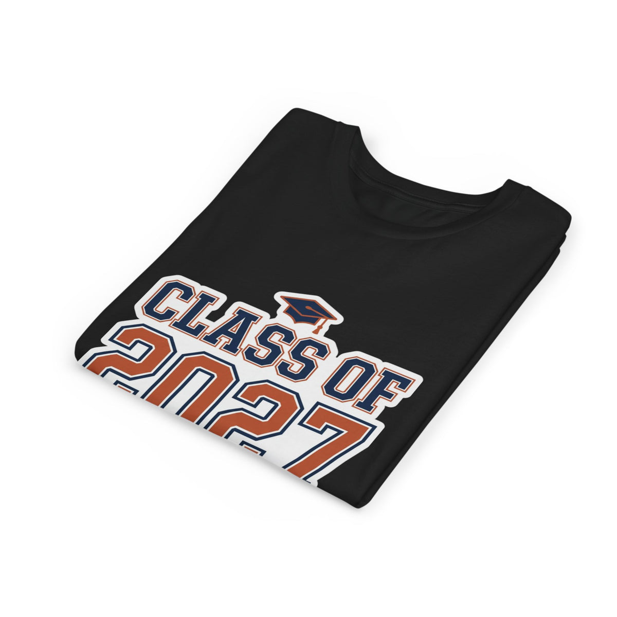 Class of 2027 Graduation Cap Kids Tee