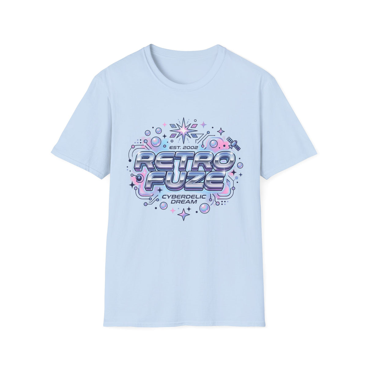 Retro Futuristic T-Shirt — "Retro Evlze" Graphic Tee (Est. 2002)