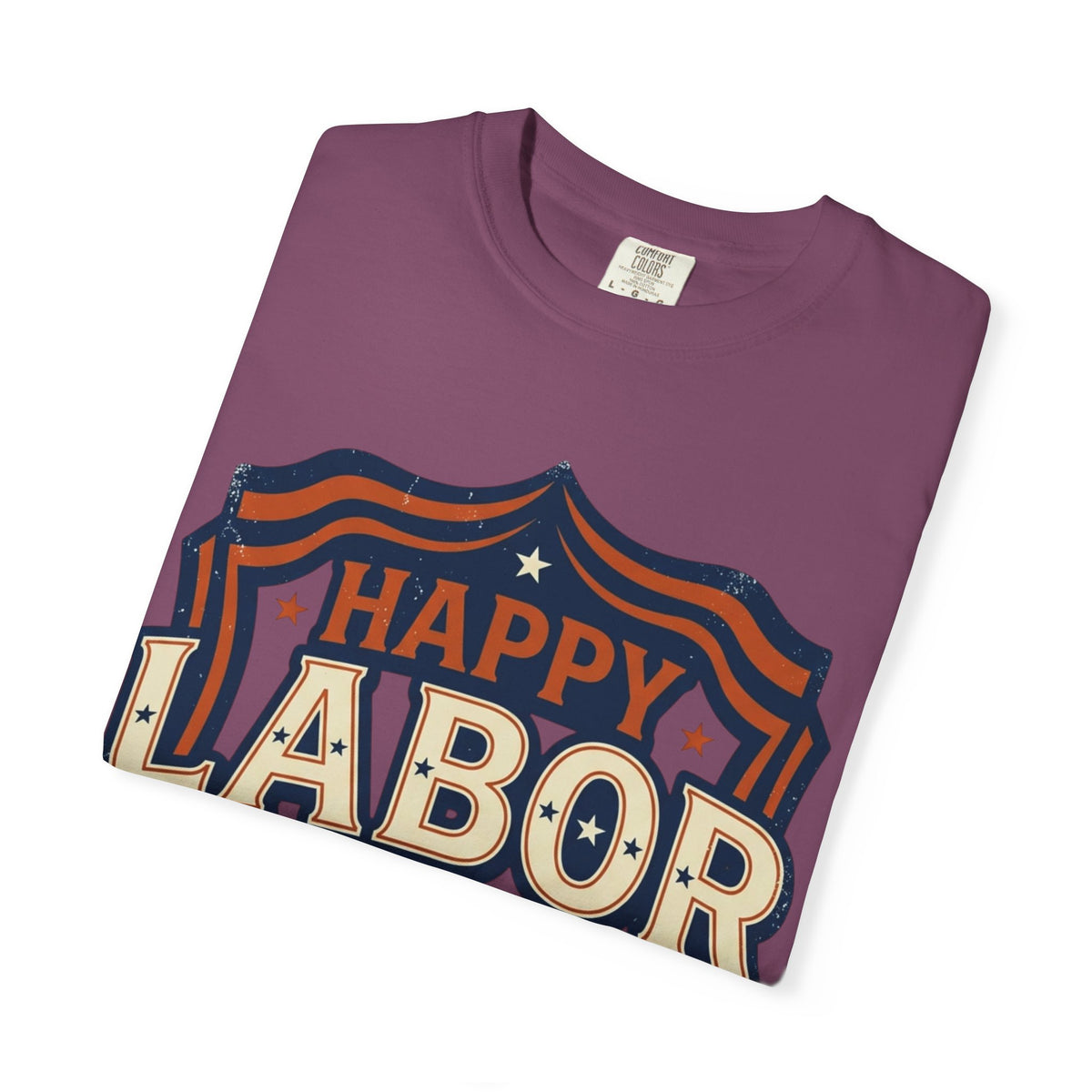 Happy Labor Day 'Celebrate & Honor' Shield Graphic T-Shirt