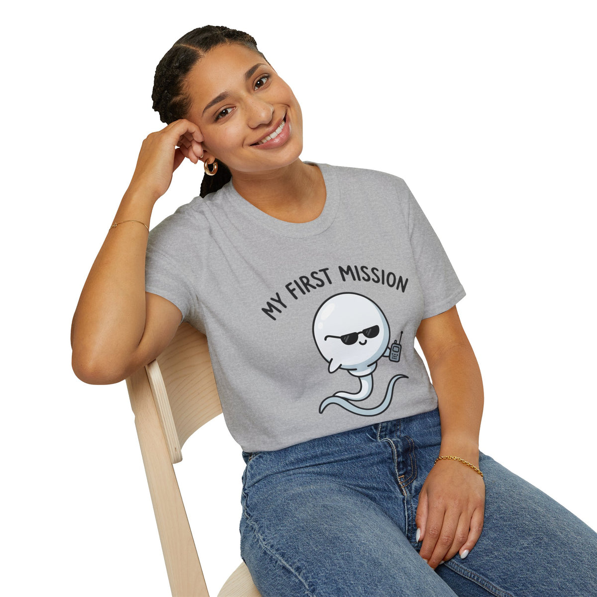 My First Mission Ghost T-Shirt — Cute Spooky Halloween Tee