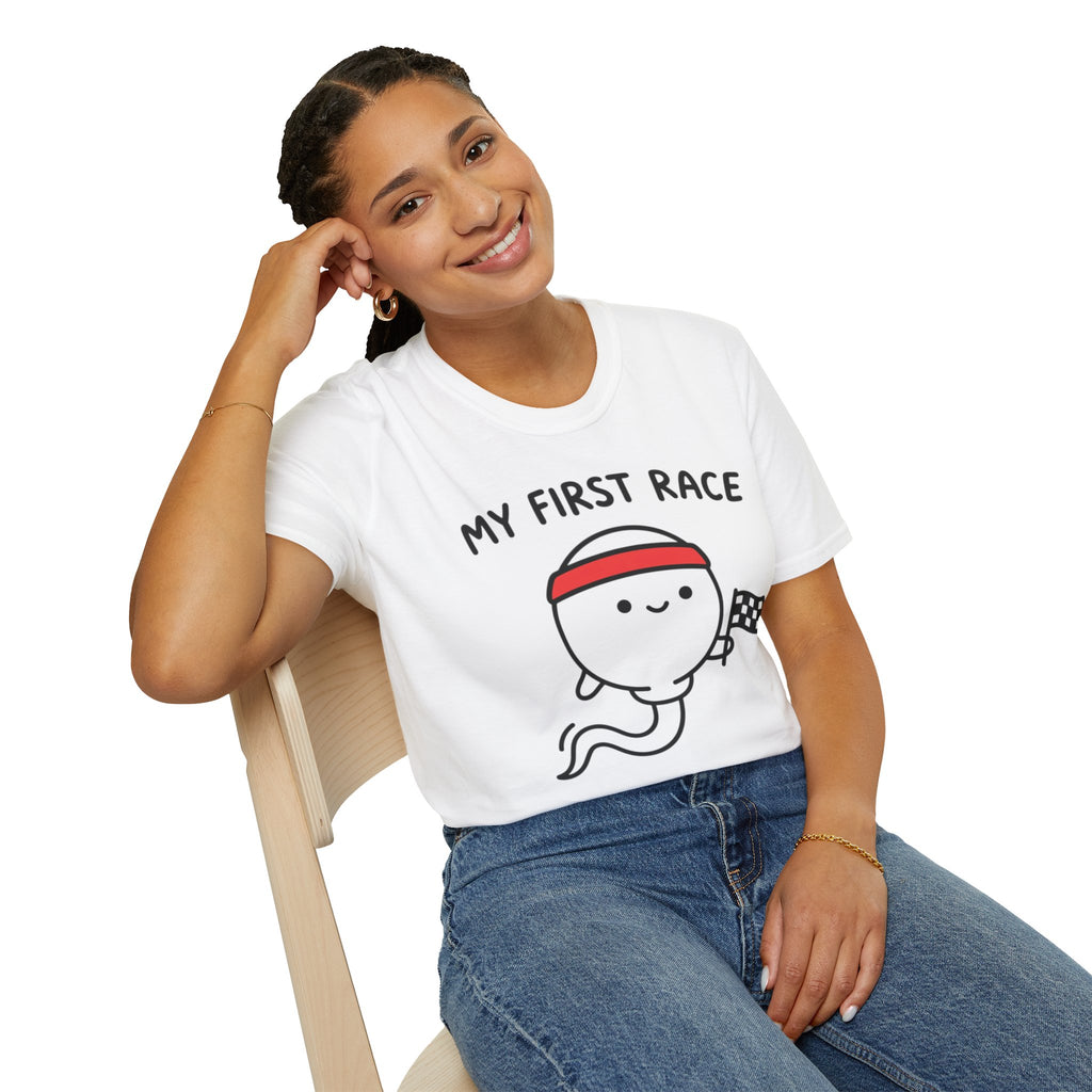 My First Race T‑Shirt — Cute Baby First Race Bodysuit Gift