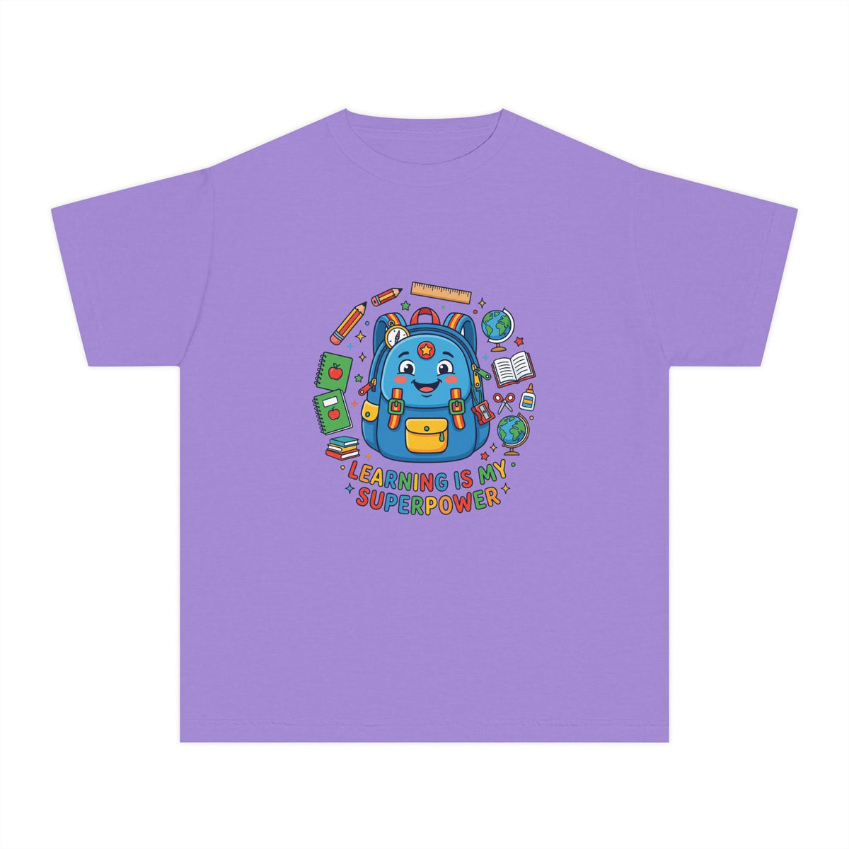 Learning Is My Superpower Kids Tee