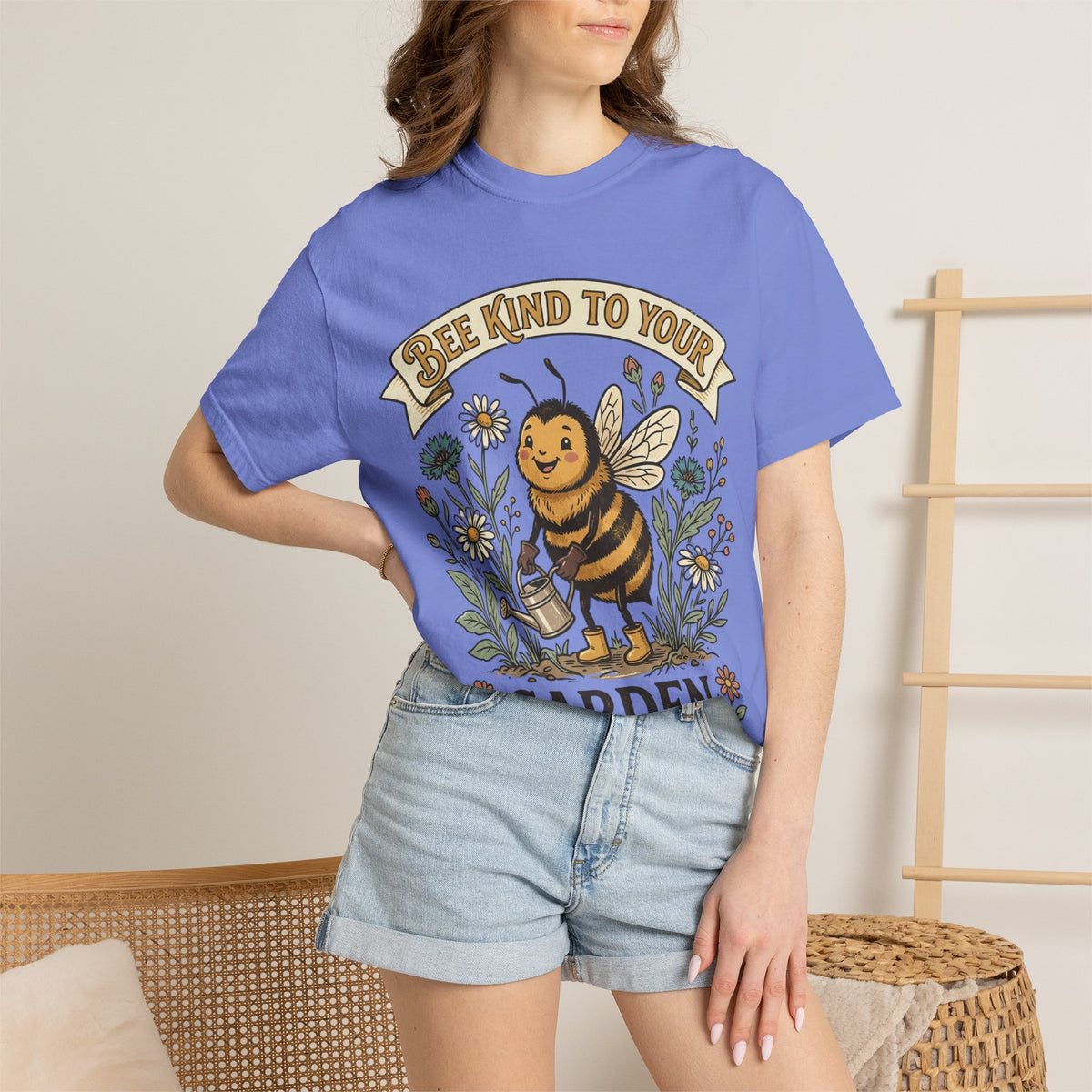 'Bee Kind to Your Garden' Cute Bee Gardening T-Shirt