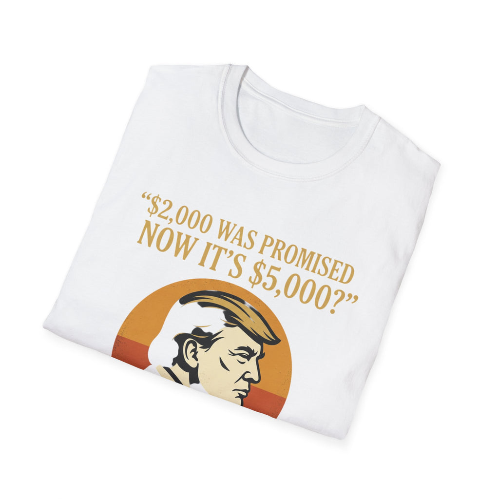 Trump 2,000 to 5,000 Retro Portrait T-Shirt