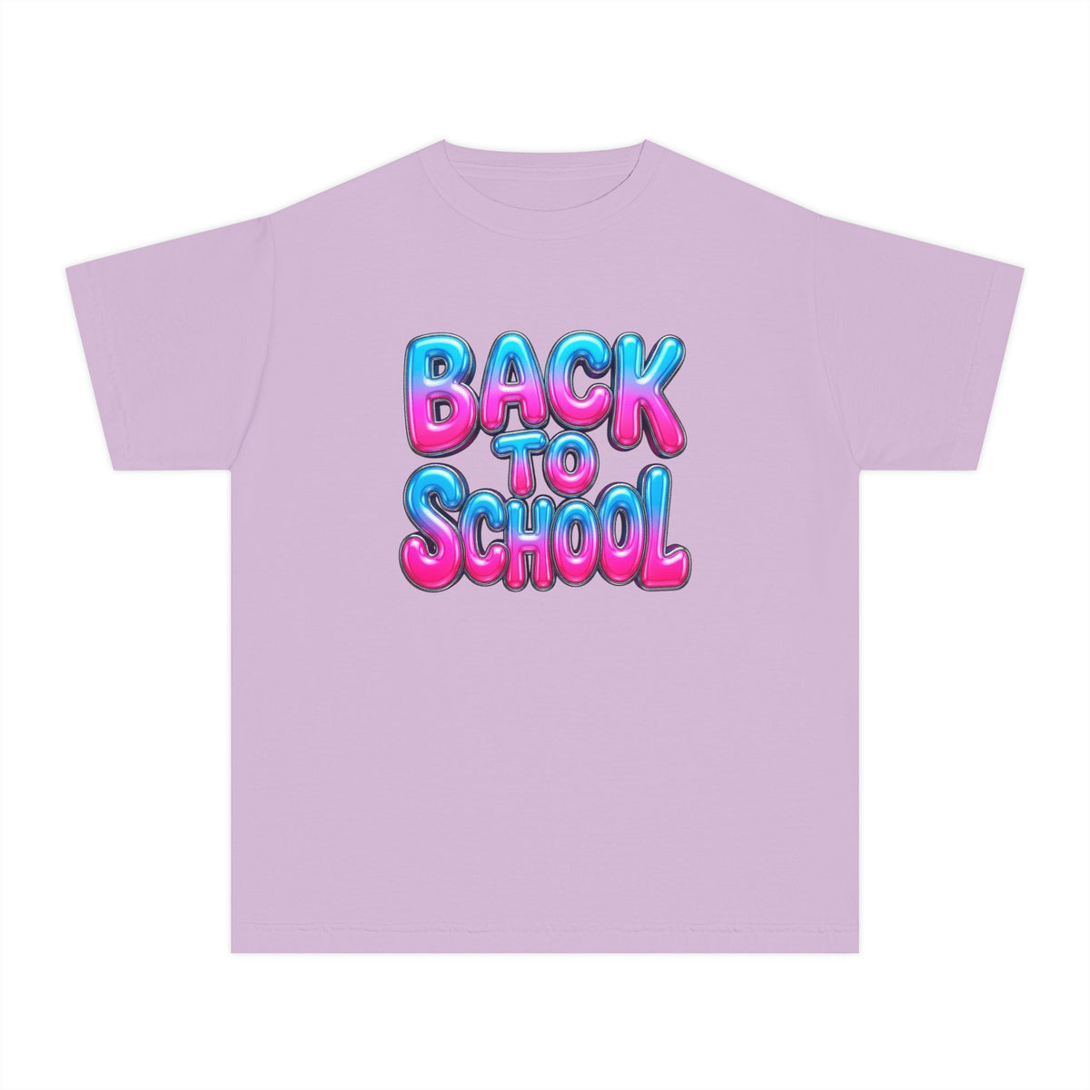 Bubble Letter Back to School Kids Tee