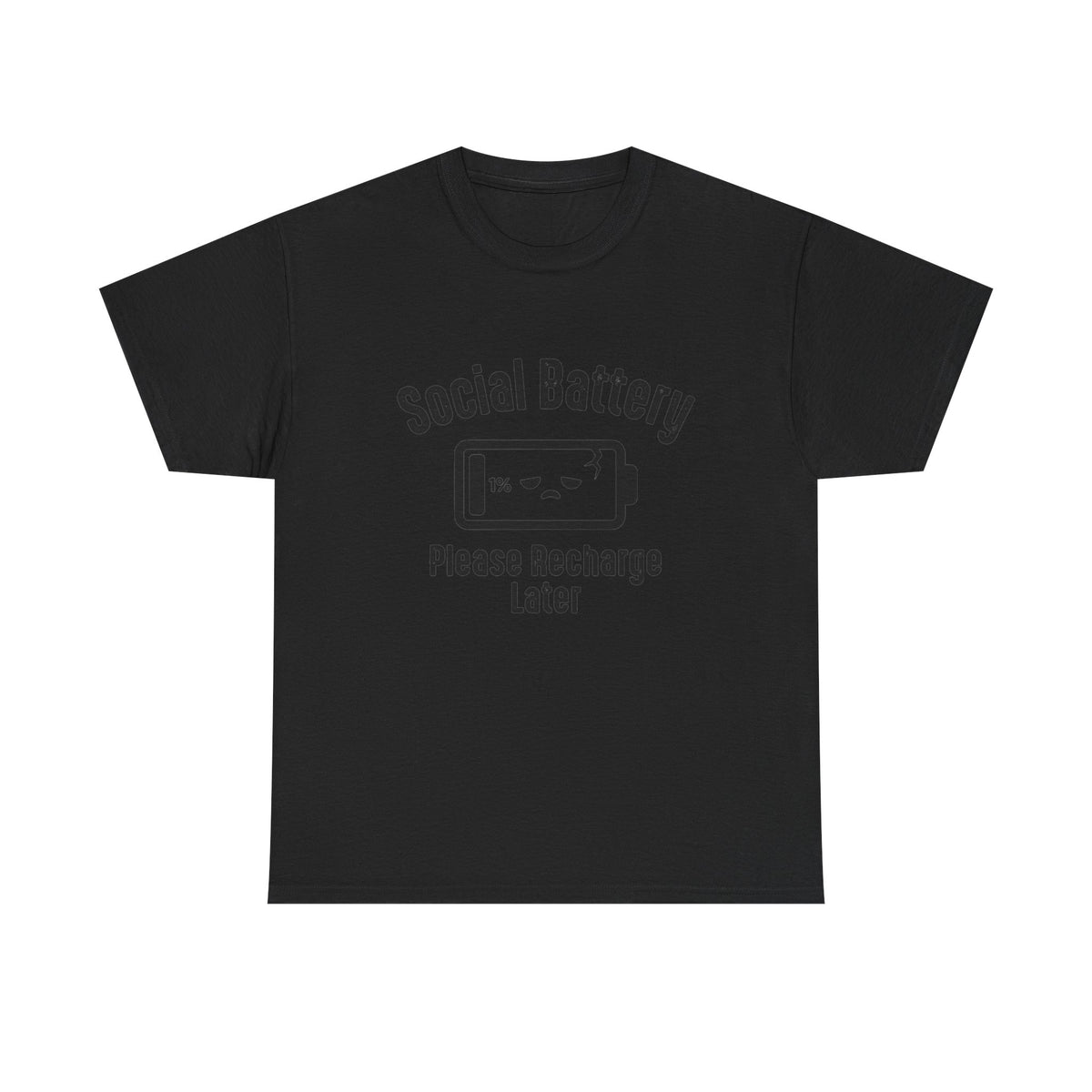 Social Battery Funny Introvert Tee