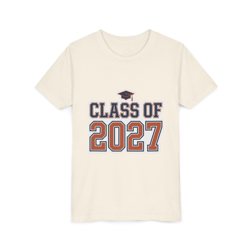 Class of 2027 Graduation Cap Kids Tee