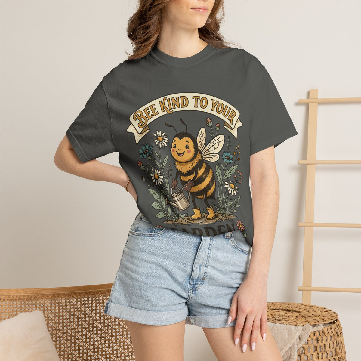 'Bee Kind to Your Garden' Cute Bee Gardening T-Shirt
