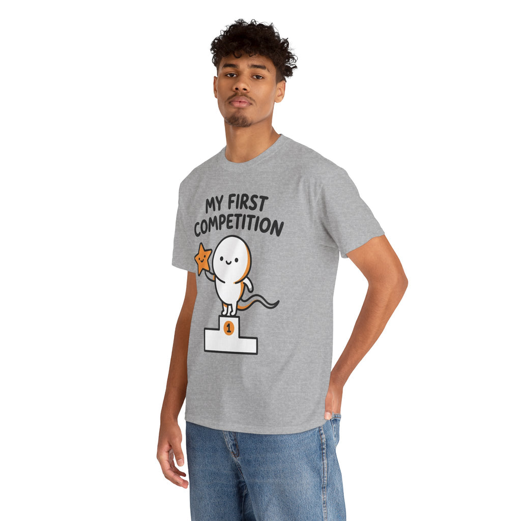 My First Competition Kids T‑Shirt – Cute Champ Podium Design
