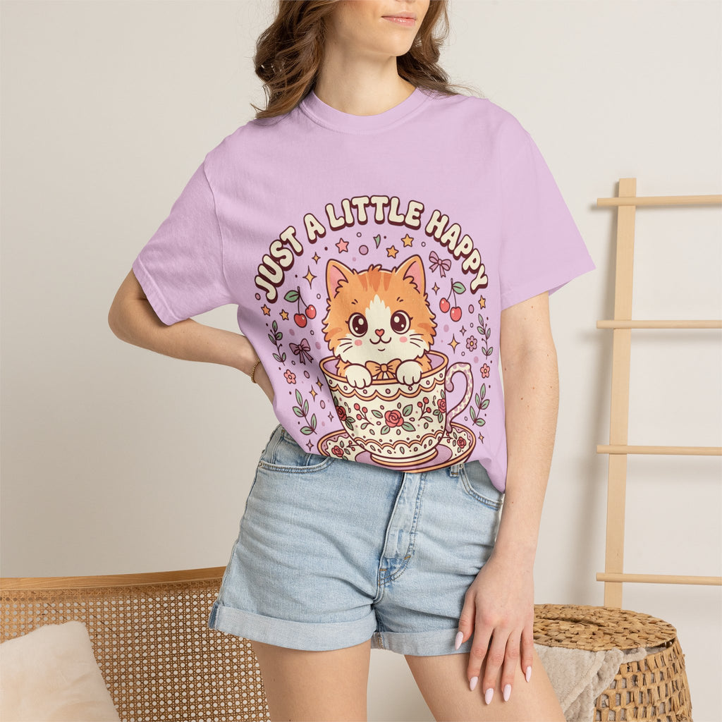 Just a Little Happy Kitty Tee