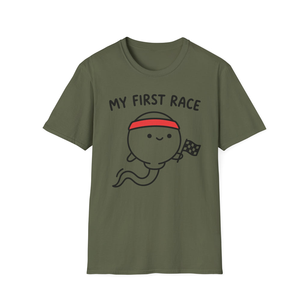 My First Race T‑Shirt — Cute Baby First Race Bodysuit Gift