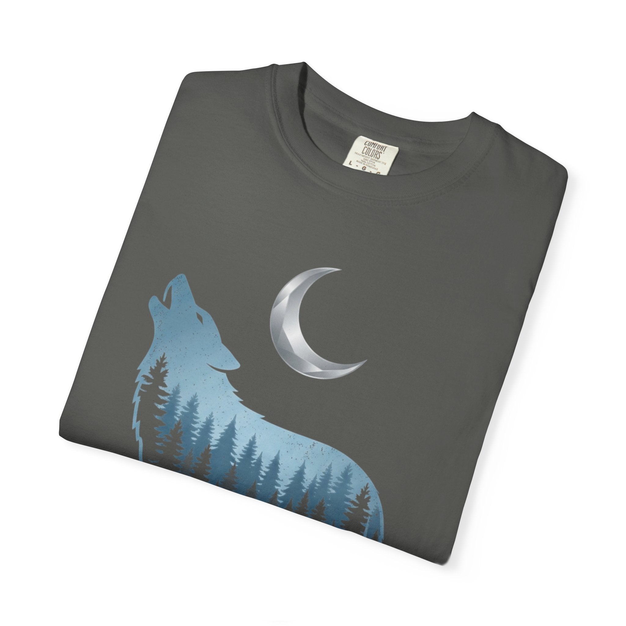 Wild & Free Wolf T-Shirt — Moonlit Woodland Graphic Tee