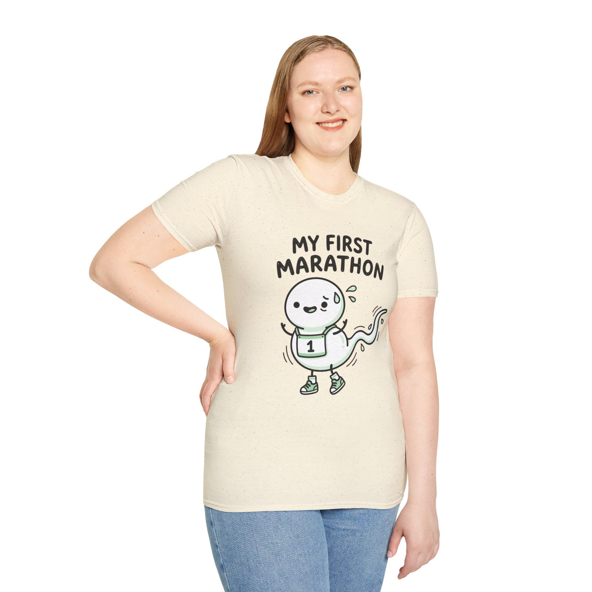 My First Marathon T-Shirt — Cute Beginner Runner Tee