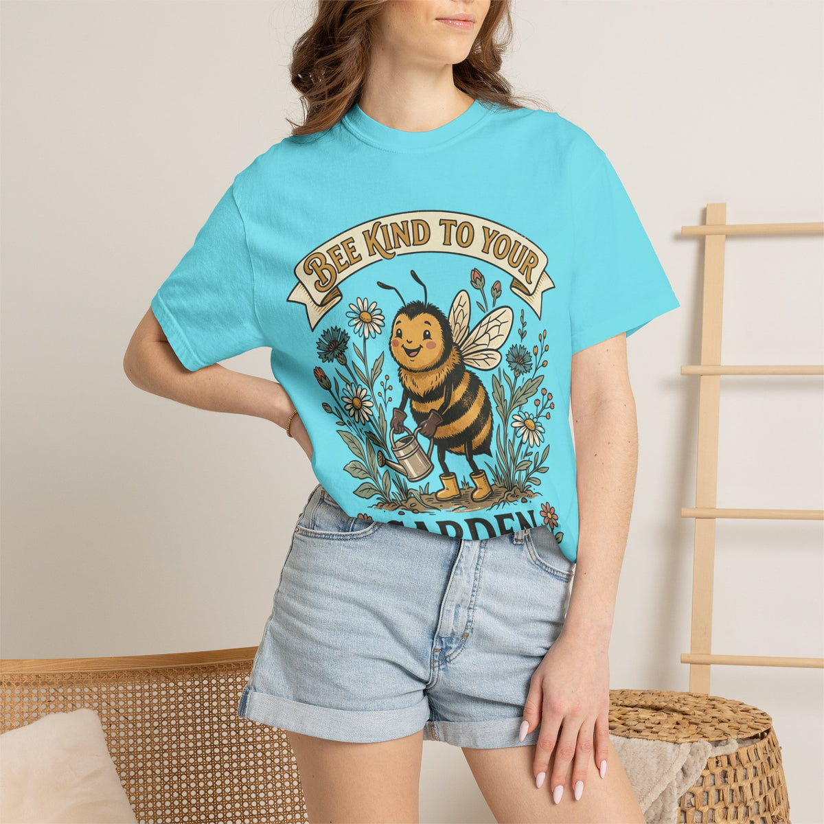 'Bee Kind to Your Garden' Cute Bee Gardening T-Shirt