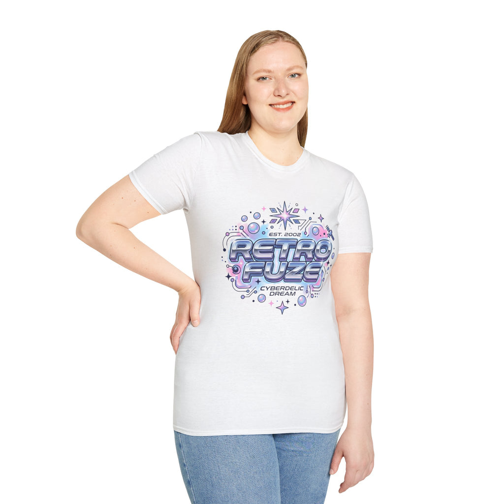 Retro Futuristic T-Shirt — "Retro Evlze" Graphic Tee (Est. 2002)